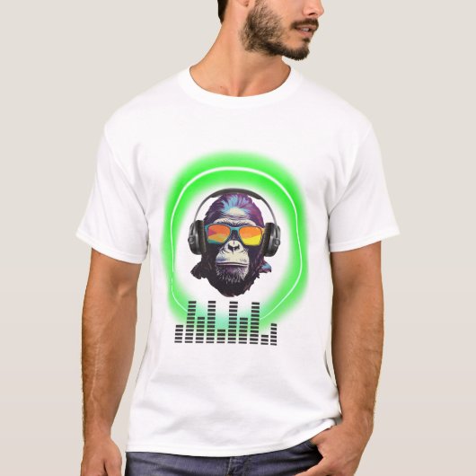 Musical Monkey T-Shirt (Voorkant)