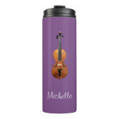 Musical Monogram Violin Thermosbeker (Voorkant)