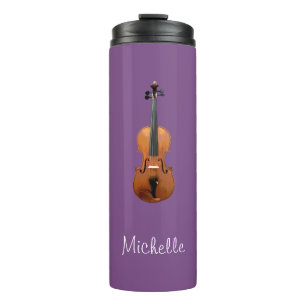 Musical Monogram Violin Thermosbeker