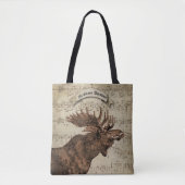 Musical Moose Forest Animals Tote Bag (Voorkant)