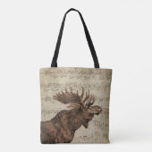 Musical Moose Forest Animals Tote Bag (Achterkant)
