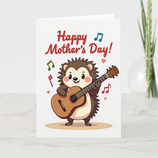 Musical Mothers Day Critter Card Kaart (Voorkant)