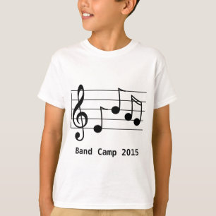 Musical notation Band Camp T-shirt
