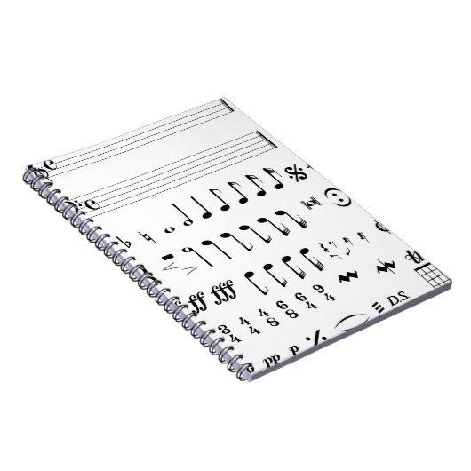 Musical Notation Notitieboek (Rechterzijde)