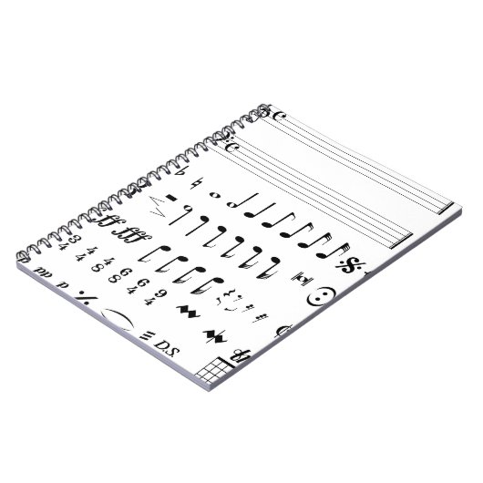 Musical Notation Notitieboek (Linkerzijde)