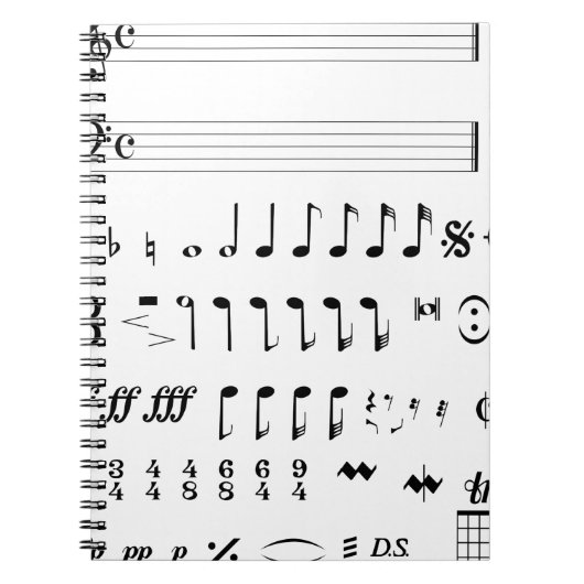 Musical Notation Notitieboek (Voorkant)