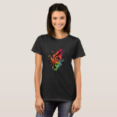 Musical Note Art Classic Gift Mannen Vrouwen Jonge T-shirt (Voorkant volledig)