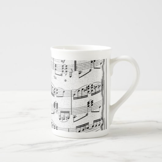 Musical Note Bone China Mok (Rechts)