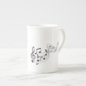 Musical Note Bone China Mokken (Voorkant rechts)
