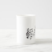 Musical Note Bone China Mokken (Voorkant)