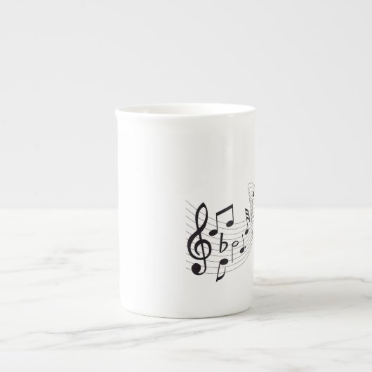 Musical Note Bone China Mokken (Voorkant)