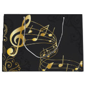 Musical Note elegant Luxe ontwerp Groot Cadeauzakje (Voorkant)