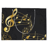 Musical Note elegant Luxe ontwerp Groot Cadeauzakje (Achterkant)