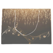 Musical Note elegant Luxury sparkle confetti Groot Cadeauzakje (Voorkant)