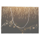 Musical Note elegant Luxury sparkle confetti Groot Cadeauzakje (Achterkant)