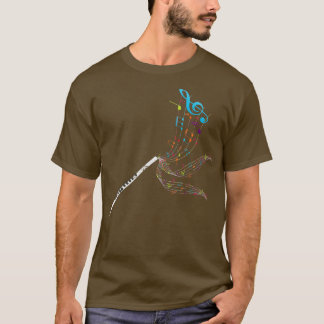 Musical Note Flutist Flute T-shirt