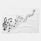 Musical Note Kitchen Towel Theedoek (Horizontaal)
