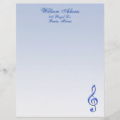 Musical Note Letterhead (Voorkant)