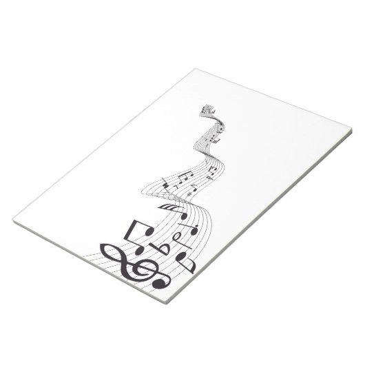 Musical Note Notitieblok (Schuin)