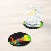 Musical Note Onderzetters met Neon Colors (Insitu)