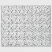 Musical Note Pattern Cadeaupapier (Vlak)