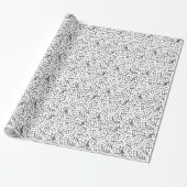 Musical Note Pattern Cadeaupapier (Uitgerold)