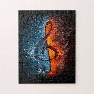 Musical Note Puzzle Legpuzzel