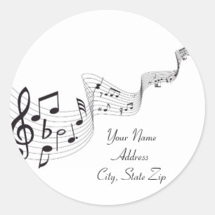 Musical Note Sticker