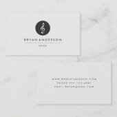 Musical Note Visitekaartje (Voorkant / Achterkant)