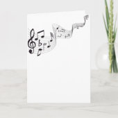 Musical Note Wenskaart Kaart (Voorkant)