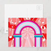 Musical Notes Archway Briefkaart (Voorkant / Achterkant)