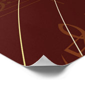 Musical Notes Background Poster (Hoek)