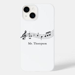 Musical Notes Band of Choir Teacher Custom Music Case-Mate iPhone 14 Hoesje