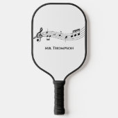 Musical Notes Band of Choir Teacher Custom Music Pickleball Paddle (Voorkant)