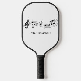 Musical Notes Band of Choir Teacher Custom Music Pickleball Paddle