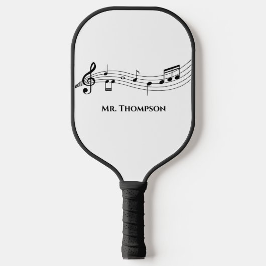 Musical Notes Band of Choir Teacher Custom Music Pickleball Paddle (Voorkant)