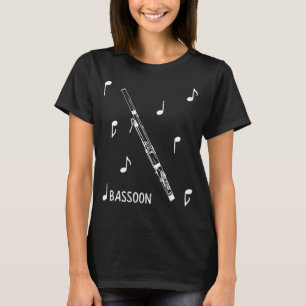 Musical Notes Bassoon T-shirt