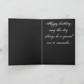 Musical Notes Birthday Card Kaart (Binnen)