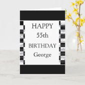 Musical Notes Birthday Kaart (Gele Bloem)