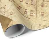 Musical Notes  Bladmuziek Gift Cadeaupapier (Rol Hoek)