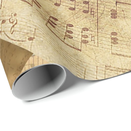 Musical Notes  Bladmuziek Gift Cadeaupapier (Rol Hoek)