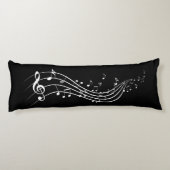 Musical Notes Body Pillow Lichaamskussen (Achterkant)