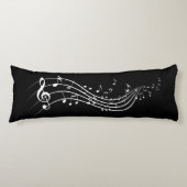 Musical Notes Body Pillow Lichaamskussen (Voorkant)