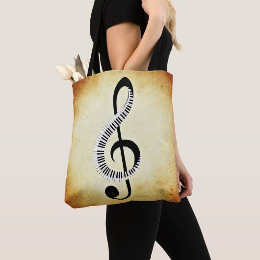 Musical Notes Canvas tas (Dichtbij)