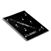 Musical Notes Clarinet Notitieboek (Rechterzijde)