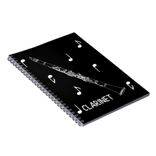 Musical Notes Clarinet Notitieboek (Rechterzijde)