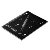 Musical Notes Clarinet Notitieboek (Linkerzijde)