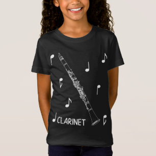 Musical Notes Clarinet T-shirt