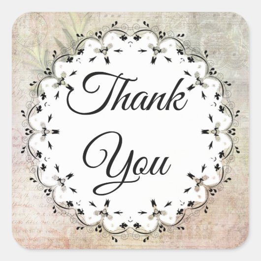 Musical Notes  Dank u Stickers (Voorkant)