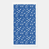 Musical Notes Design Guest Towel Napkins Servet (Voorkant)